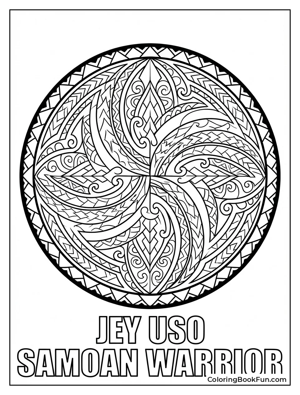 Tribal Pattern Mandala