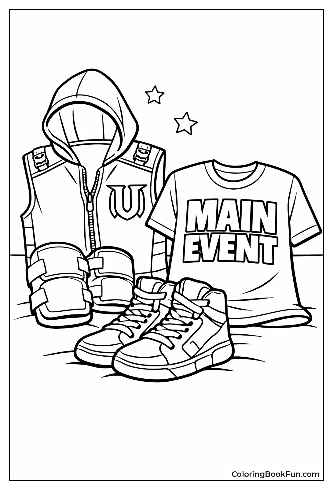 Wrestling Gear Collage