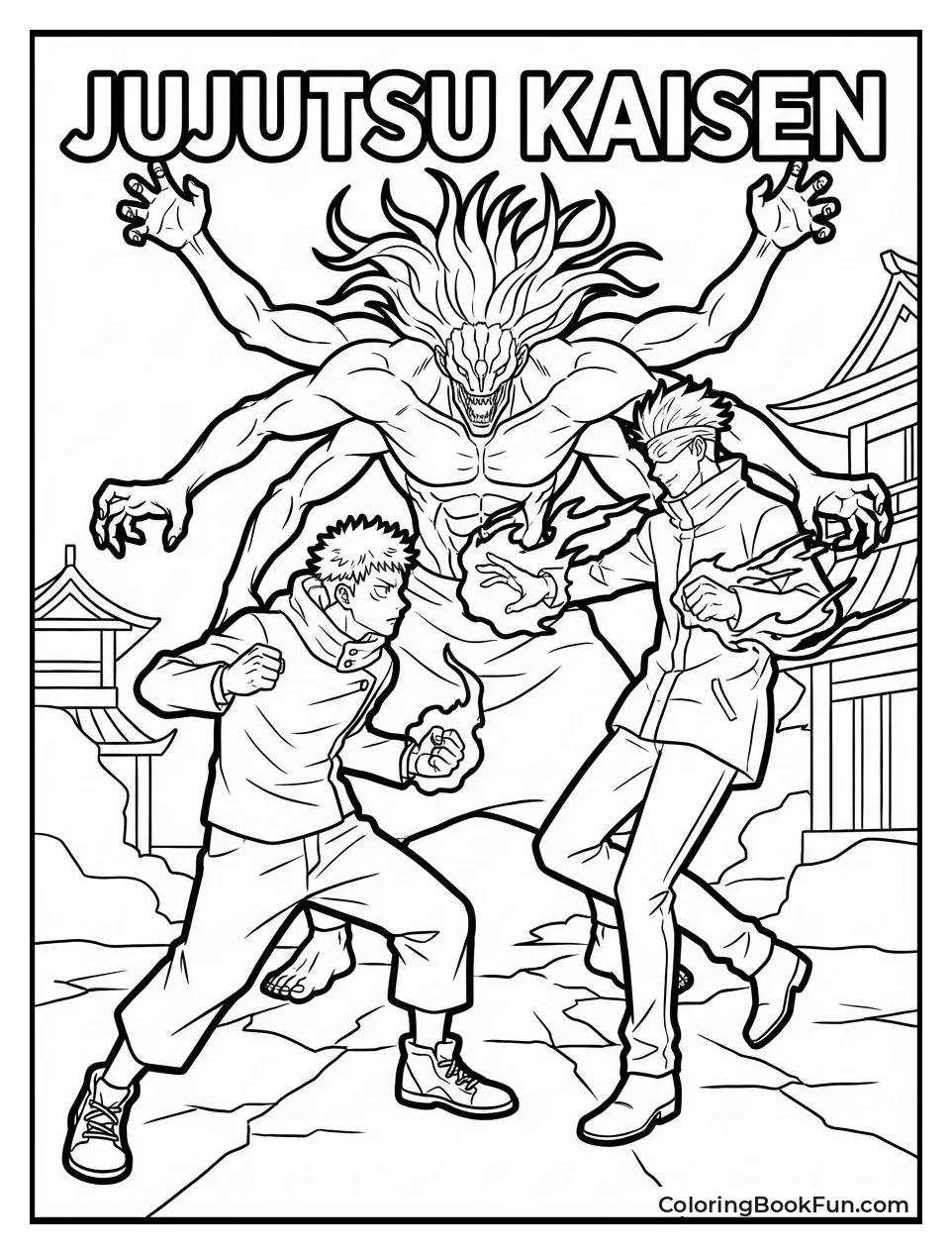 Jujutsu Battle Scenes