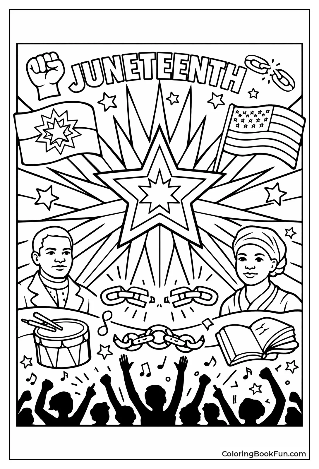 Bursting Freedom Star