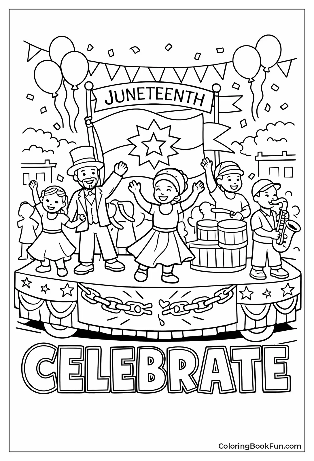 Juneteenth Parade Float