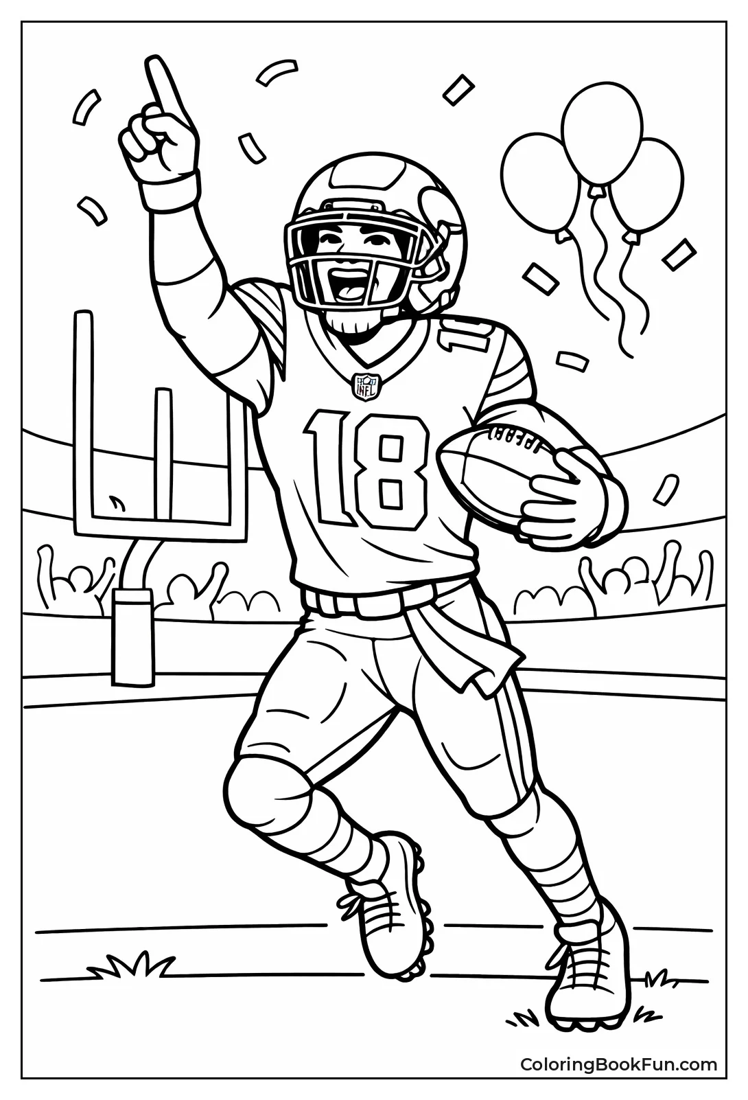 Black and White Outline