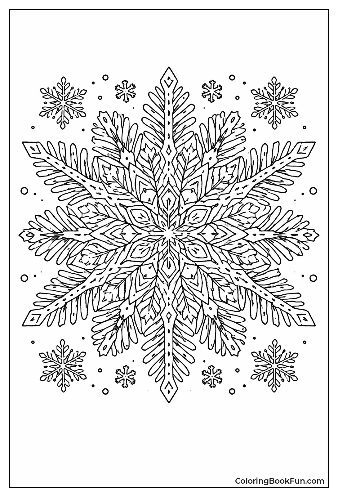 Kaleidoscope Snowflake