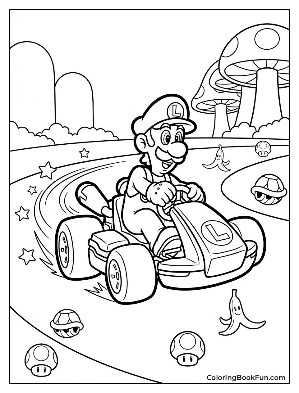 Kart Racing Luigi