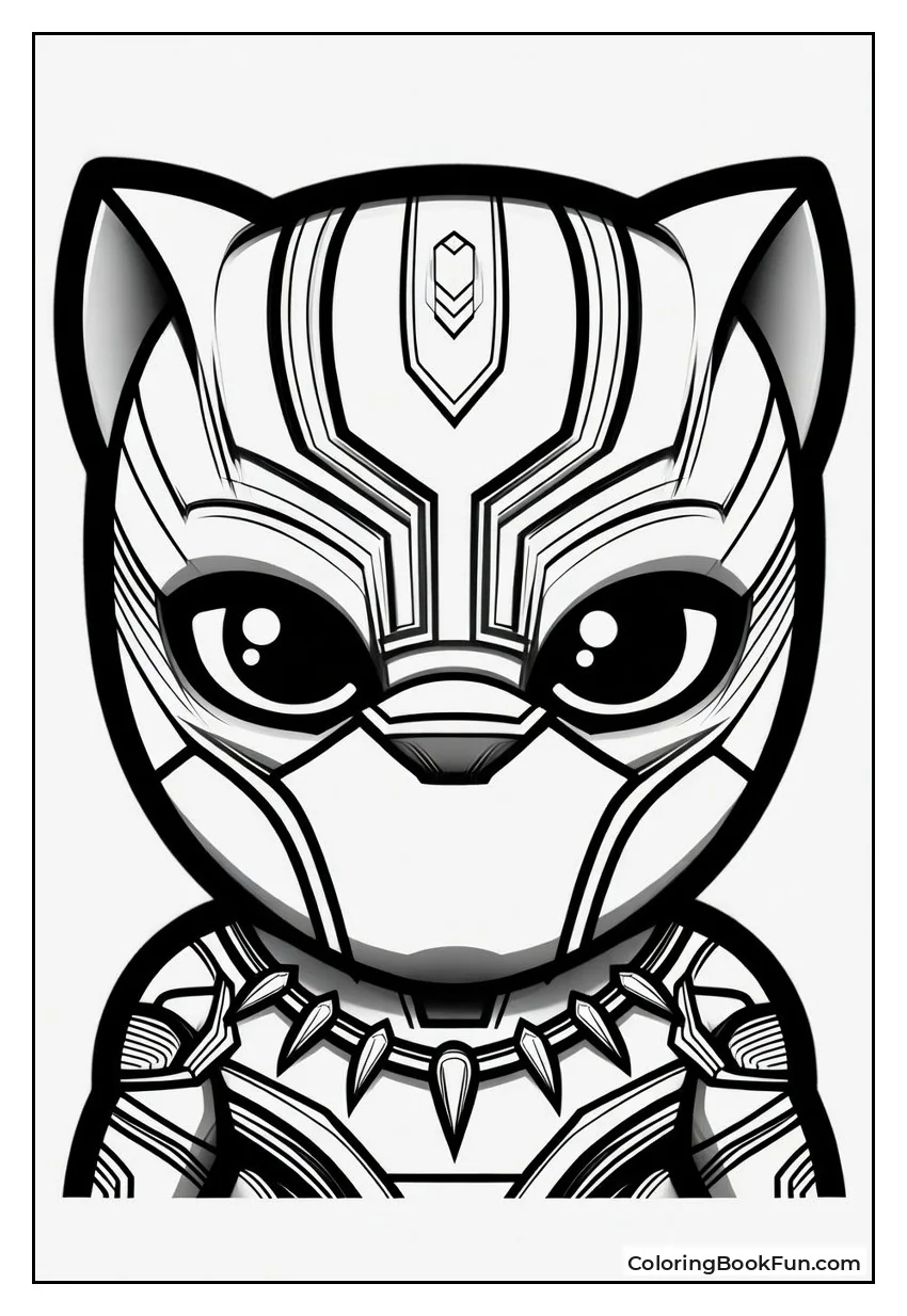 Kawaii Black Panther