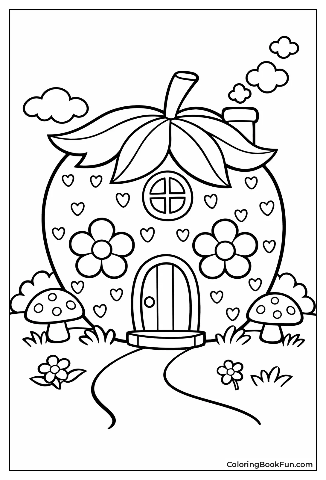 Kawaii Strawberry House