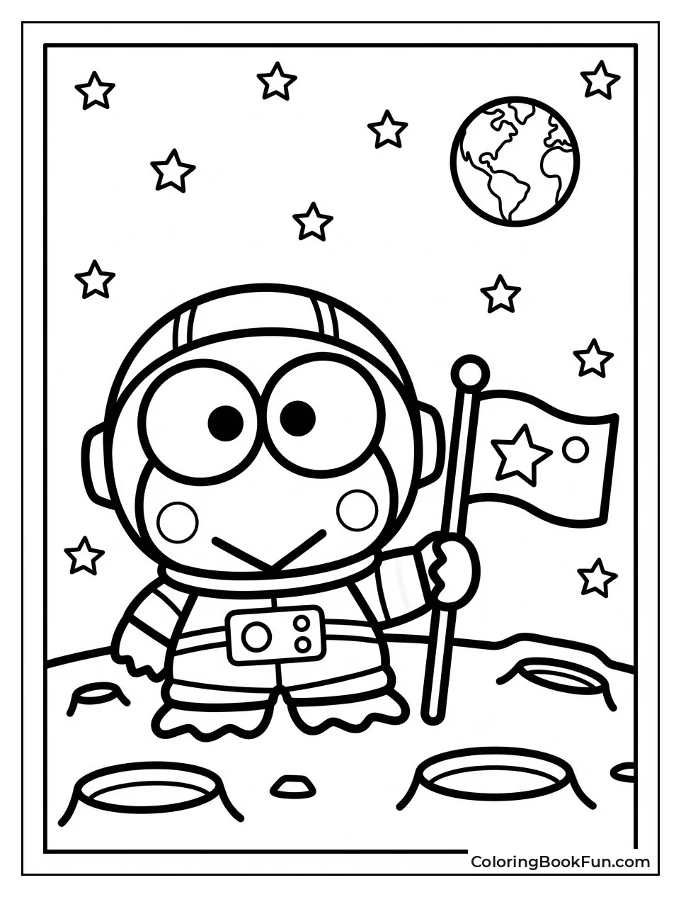 Astronaut Moon Landing