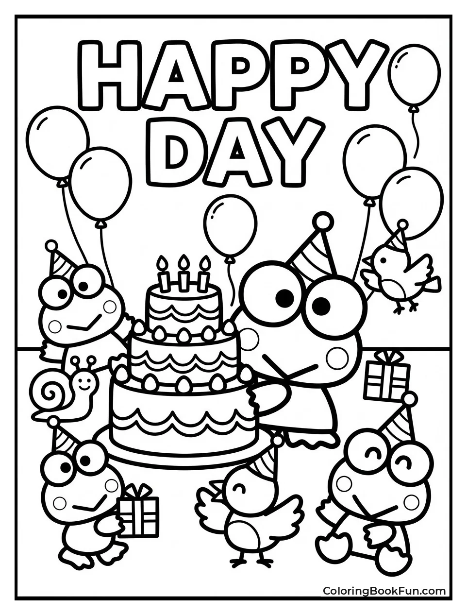 Keroppi’s Birthday Party