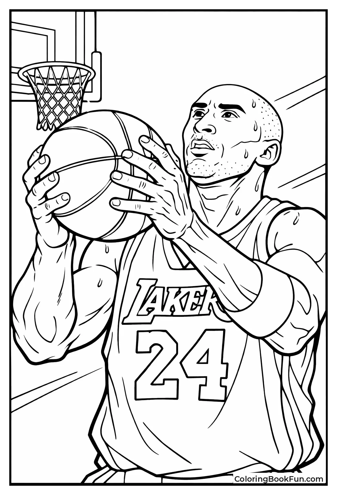 Basketball Grip Closeup