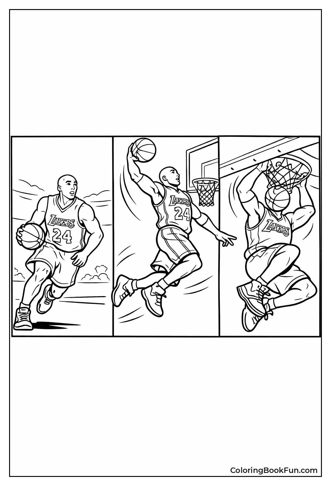 Dunk Action Sequence