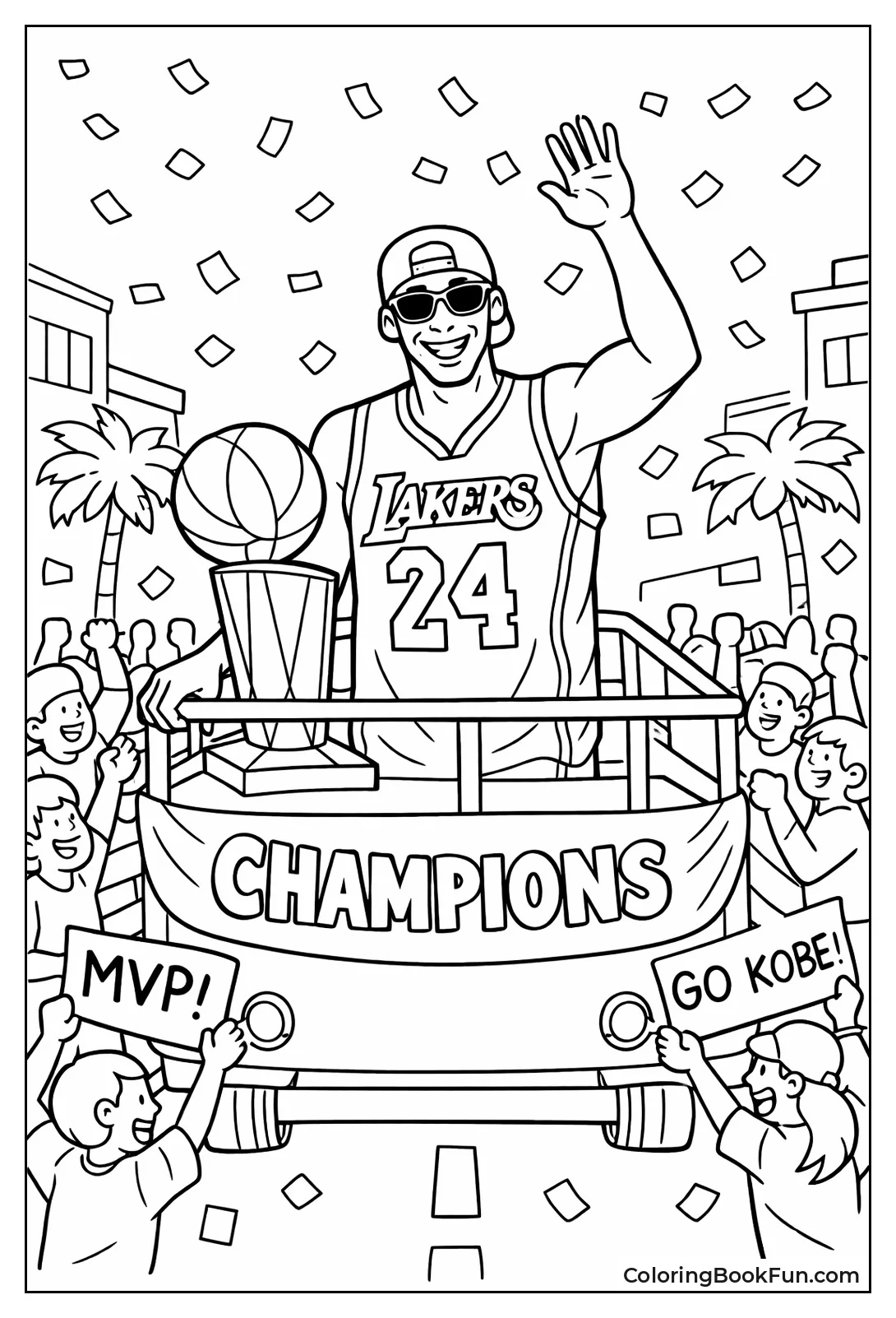 Lakers Parade Float