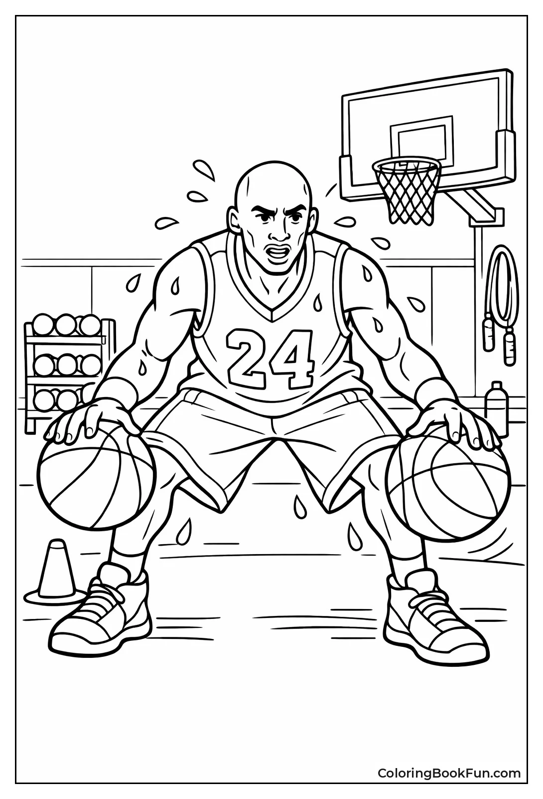 Two Ball Dribbling Practice