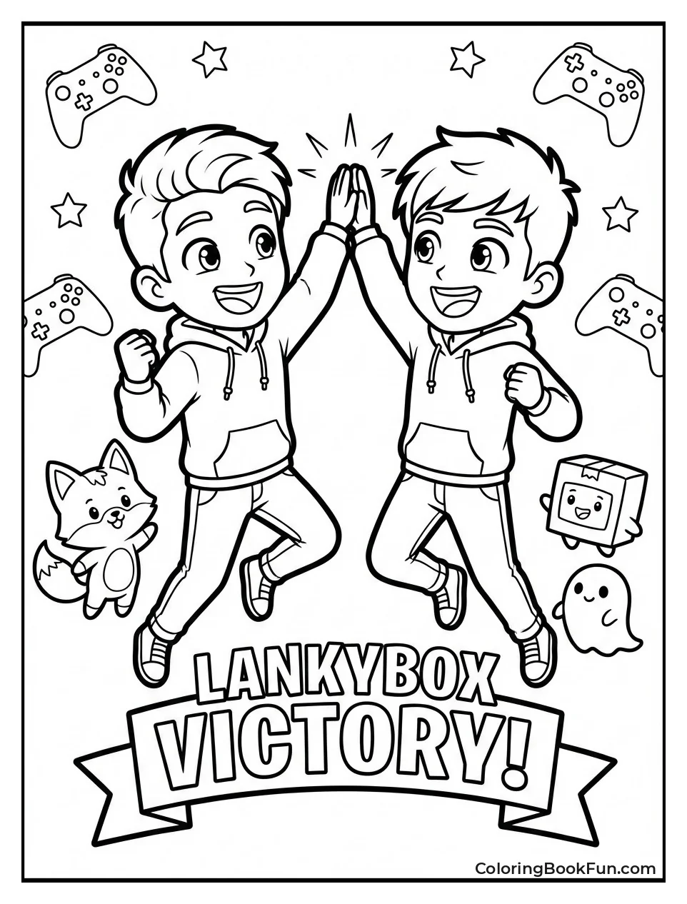 Adam and Justin High Five