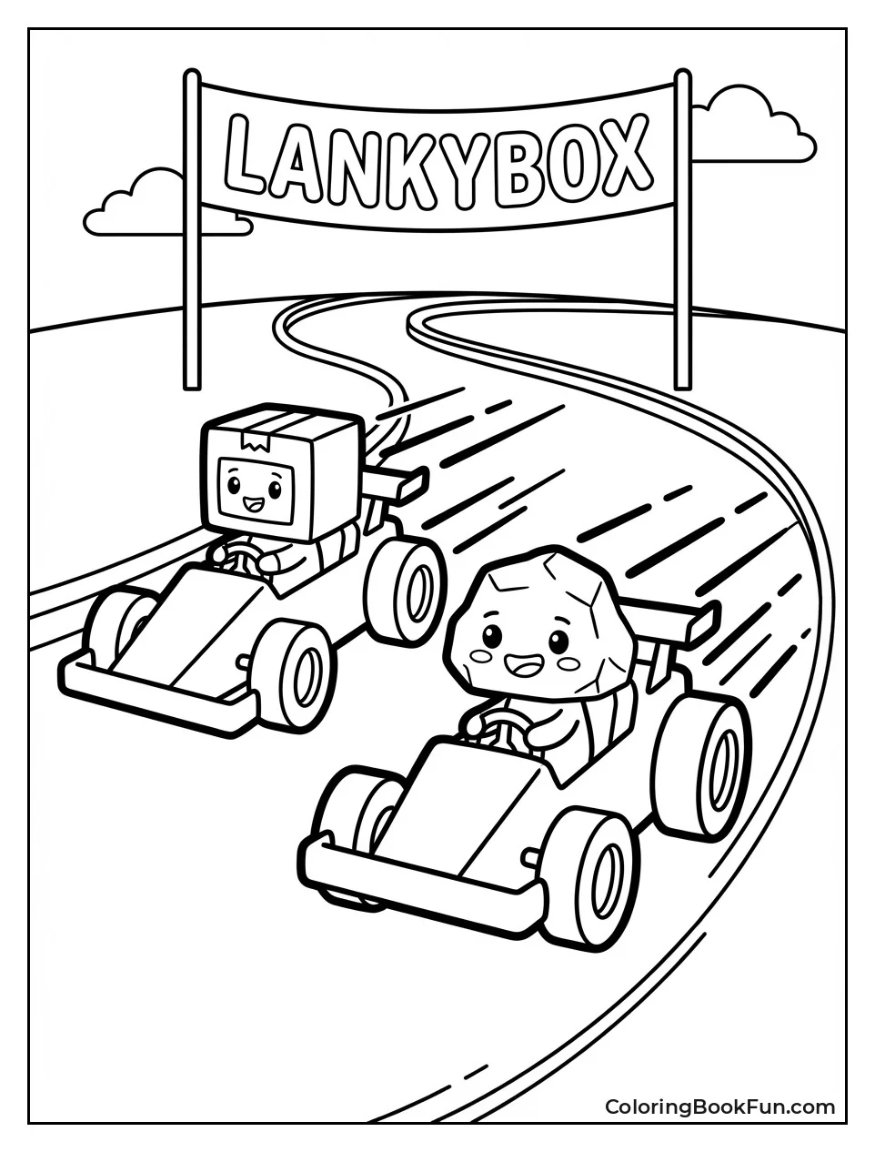 Boxy and Rocky Racing