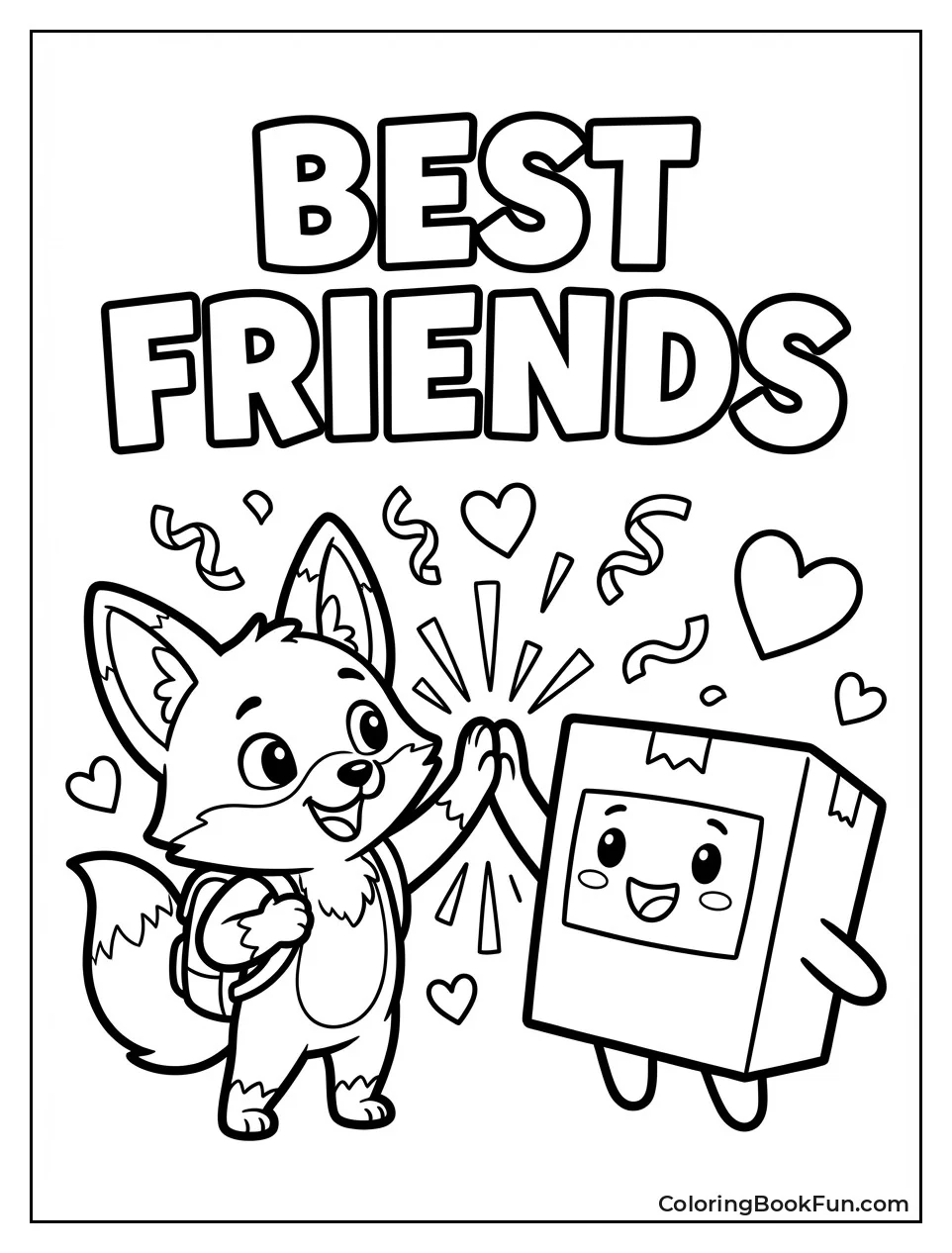 Foxy and Boxy High Five