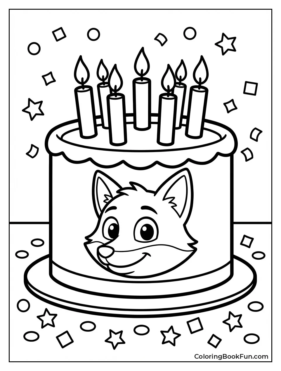 Foxy's Birthday Cake