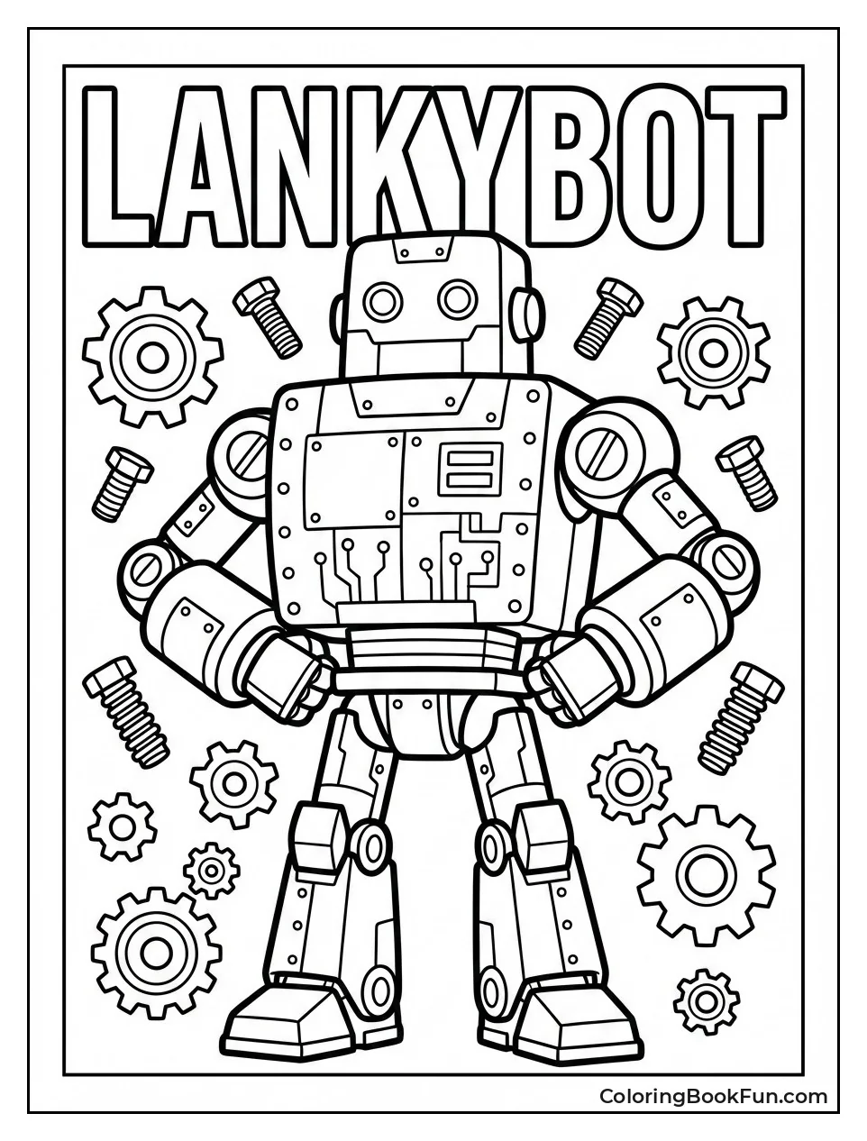 LankyBot Standing Tall