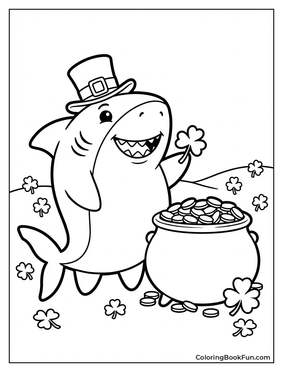 St Patty Lucky Shark