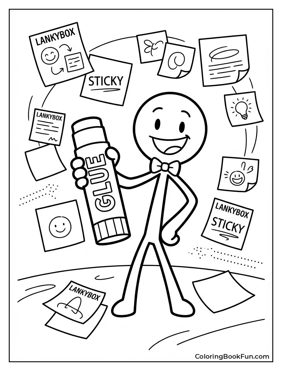 Sticky Glue Mischief