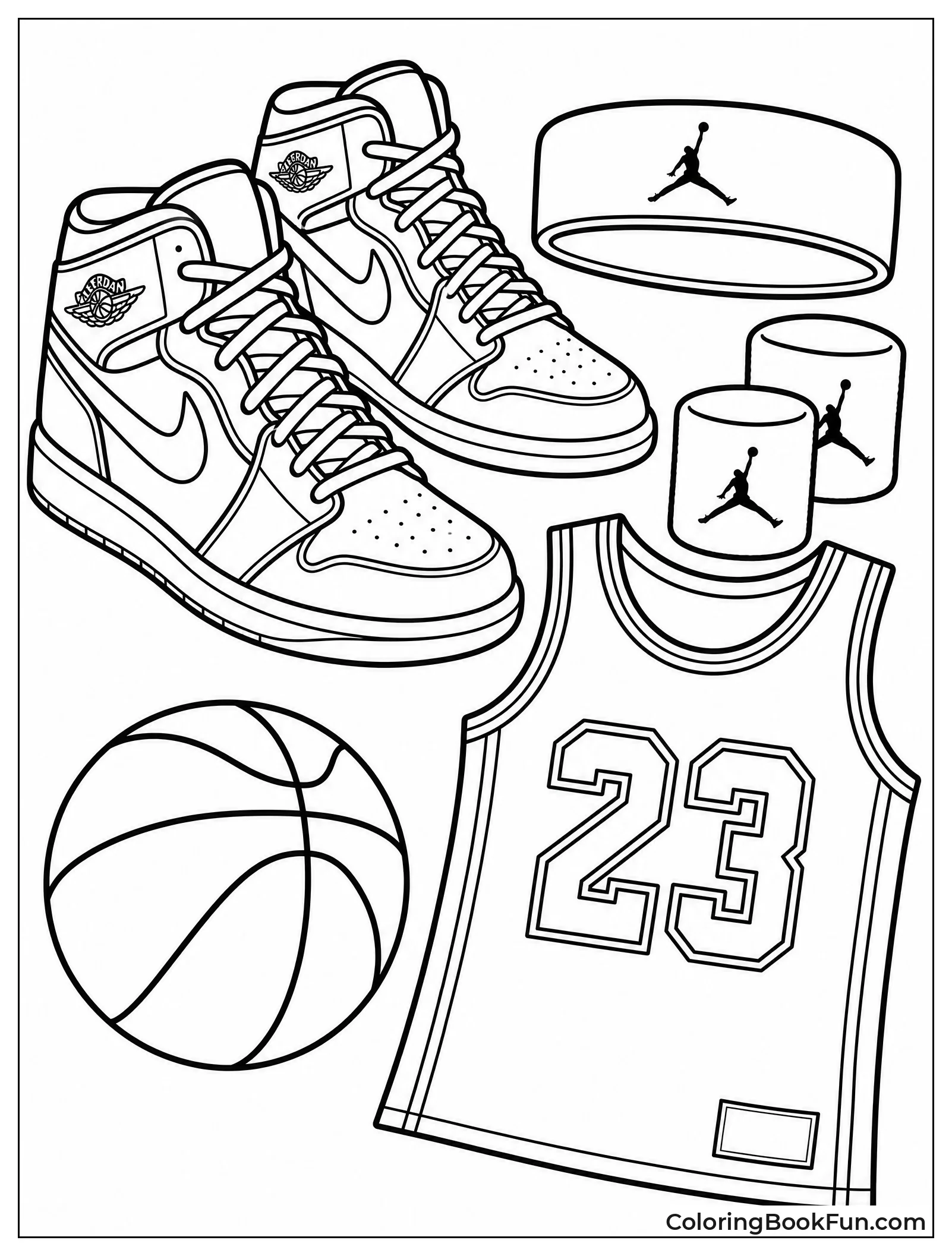 LeBron Basketball Gear Laid Out