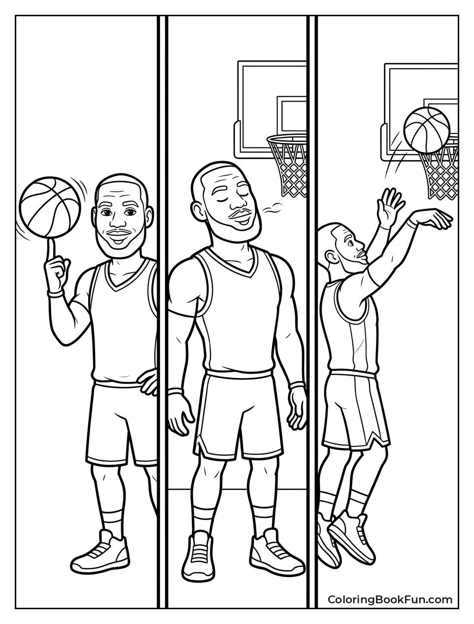 LeBron Taking a Free Throw Shot