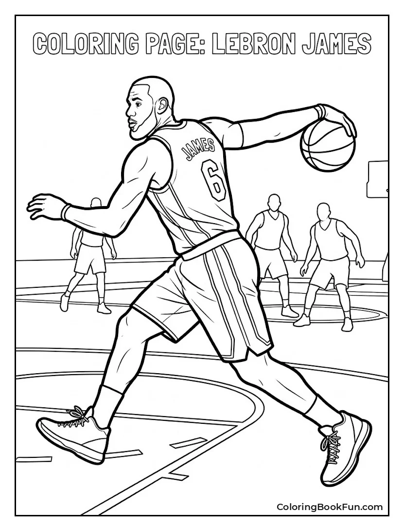 LeBron Throwing a Behind the Back Pass