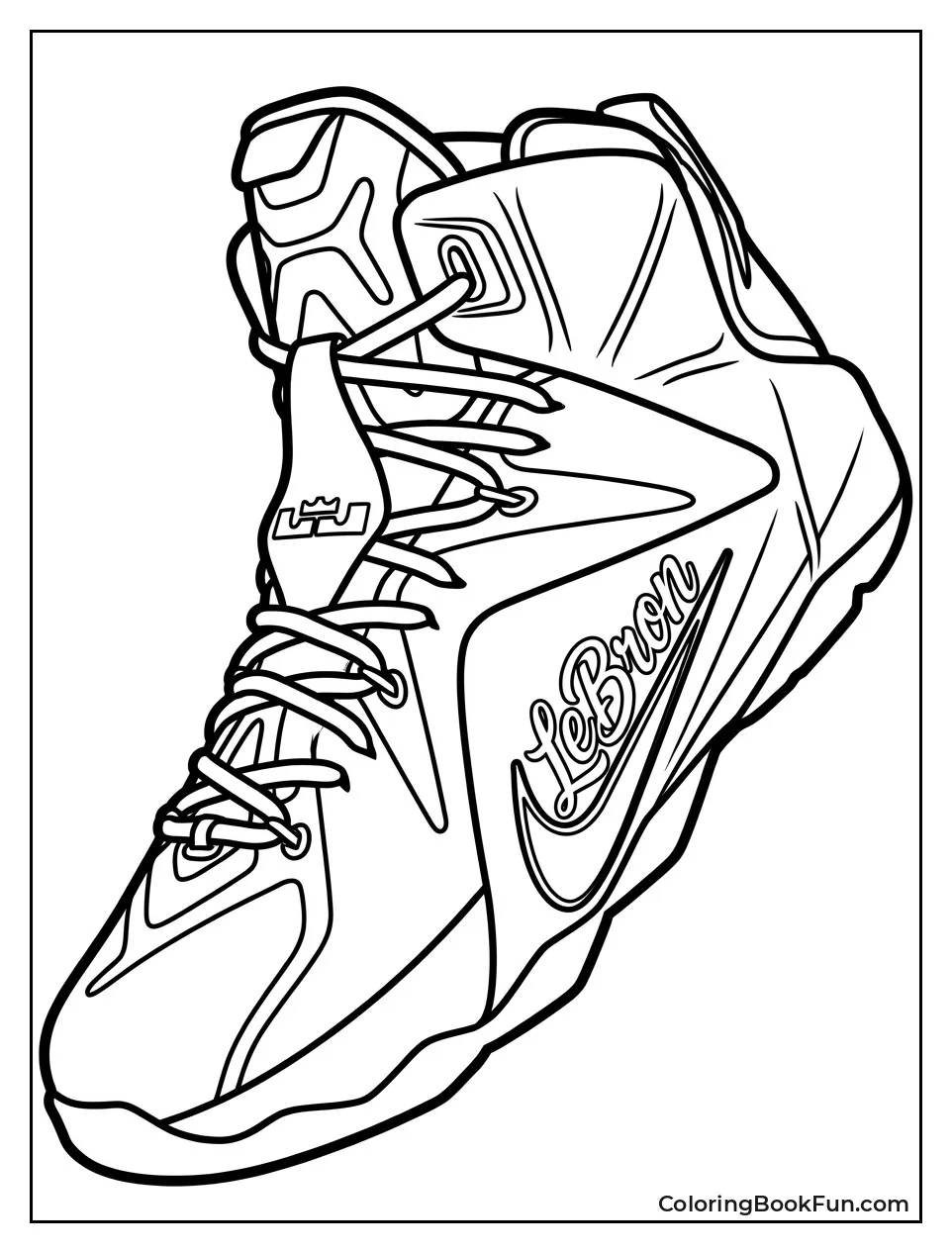 Close Up of LeBron Signature Shoe