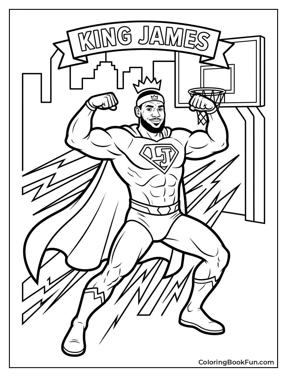 LeBron as a Superhero Iron Man