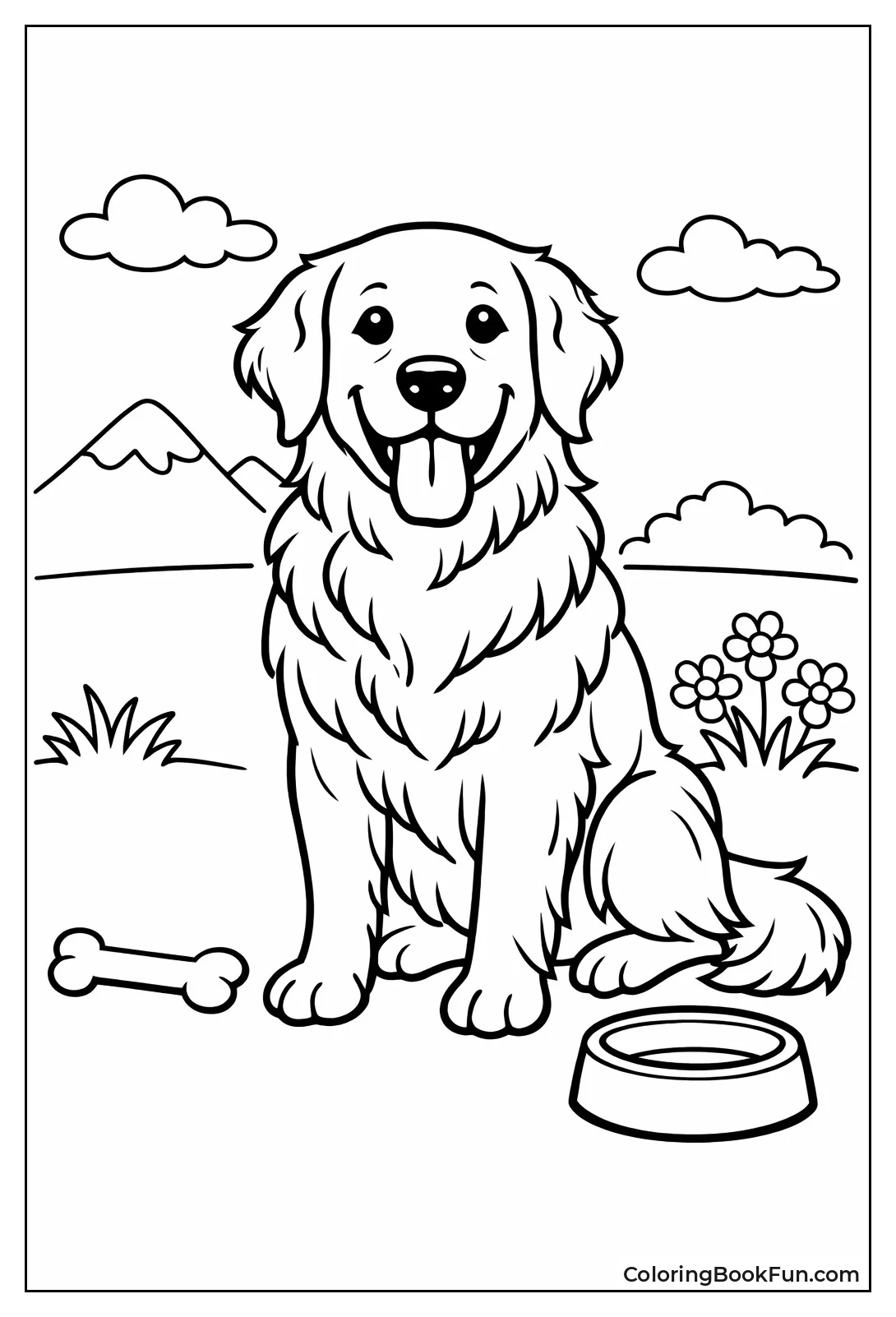 Lifelike Golden Retriever