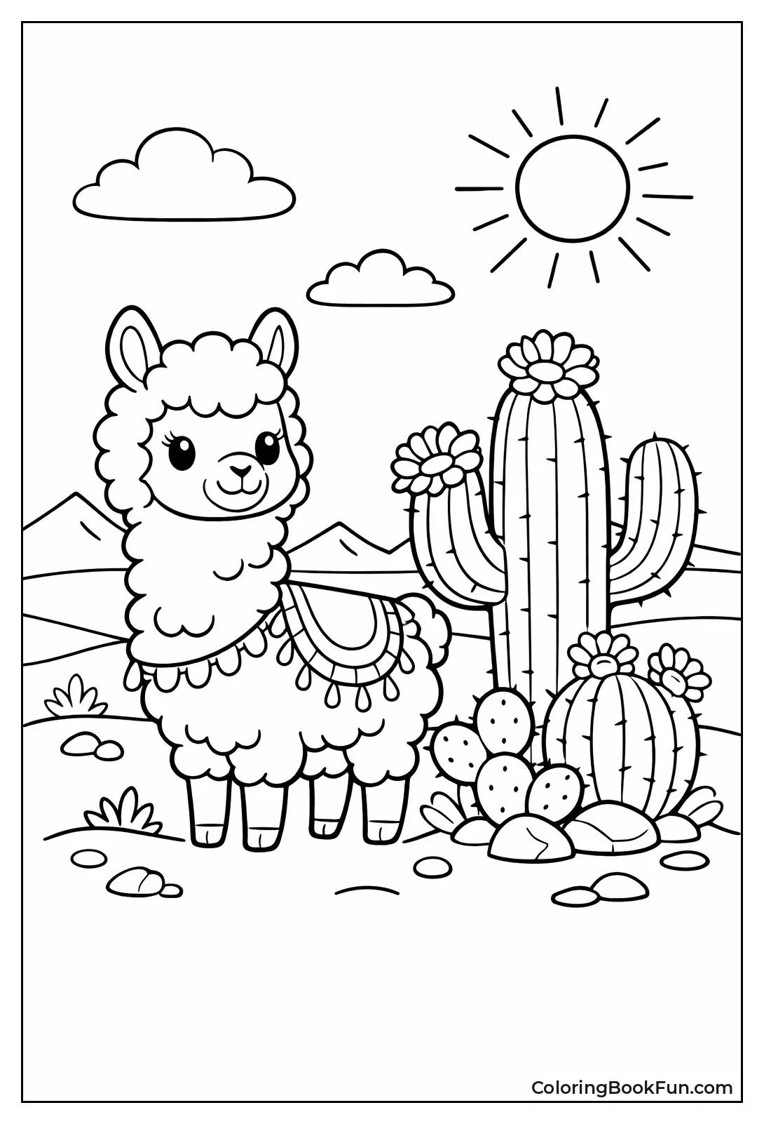 Llama with Cactus