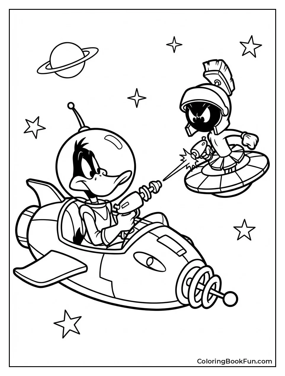 Duck Dodgers Space