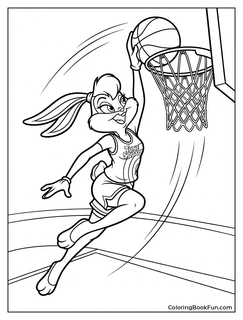 Lola Bunny Slam Dunk