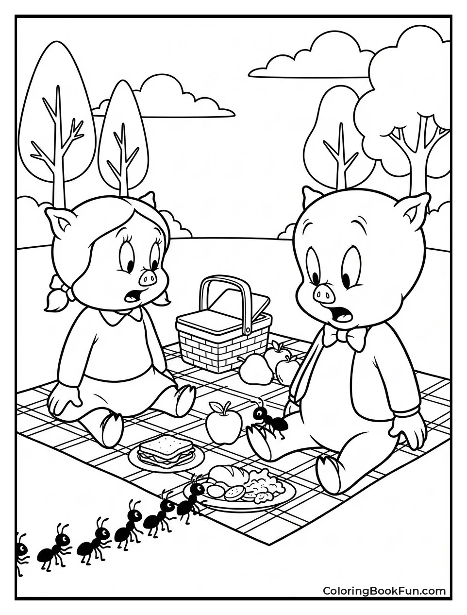 Porky Petunia Picnic