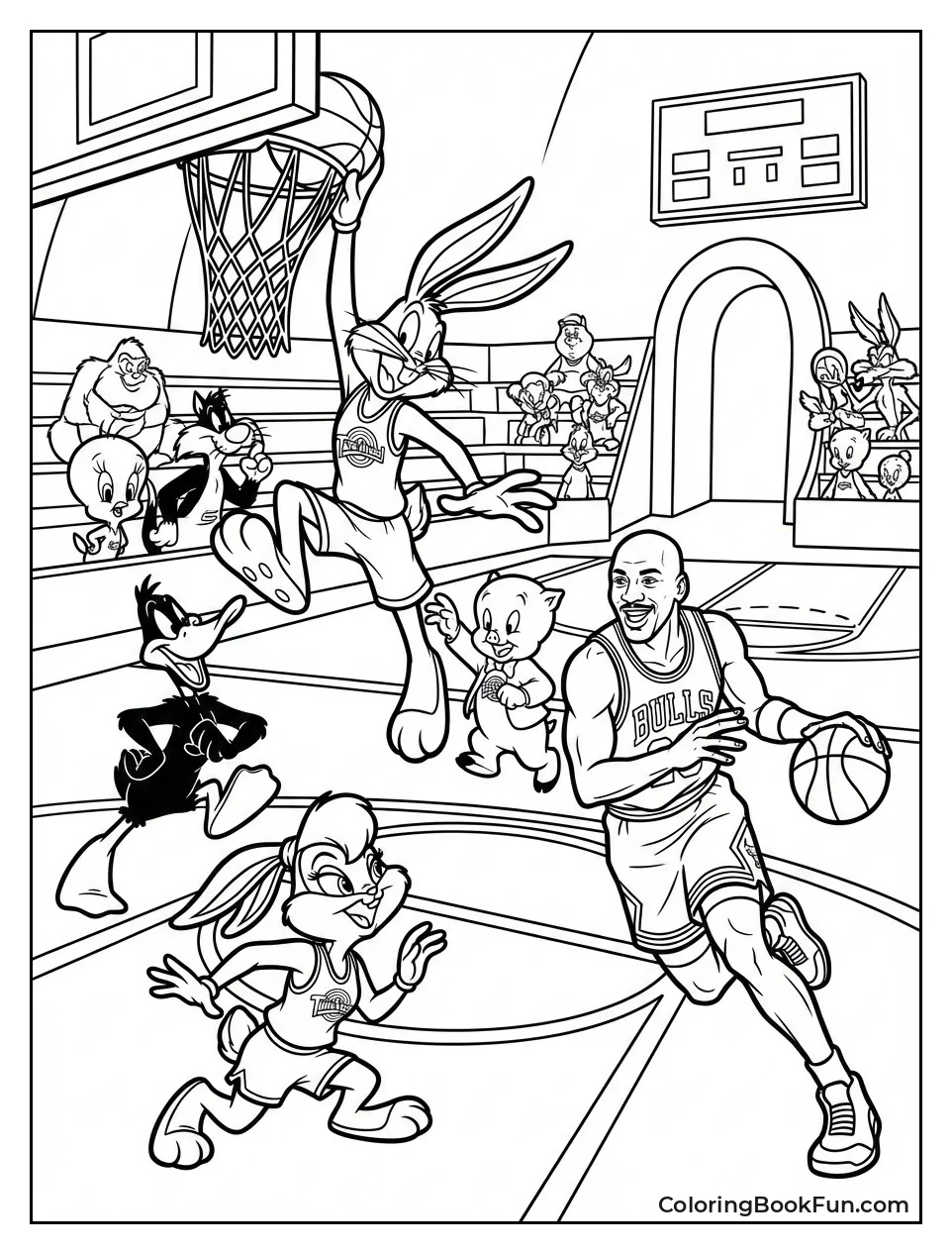 Space Jam Basketball