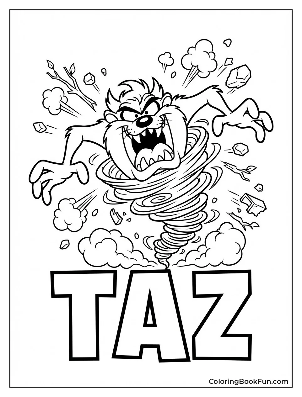 Taz Spinning Tornado