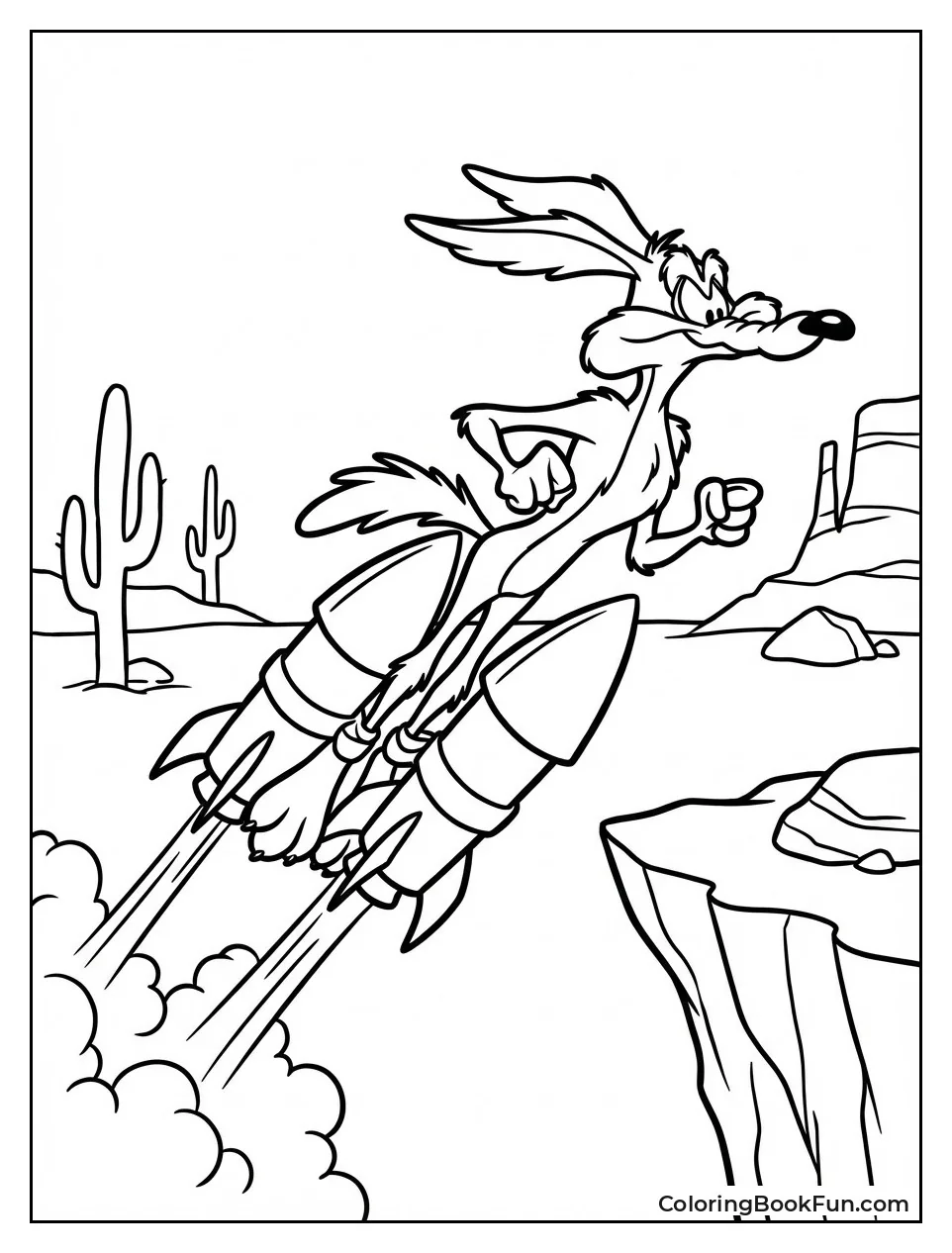 Wile E. Coyote Rocket Mishap