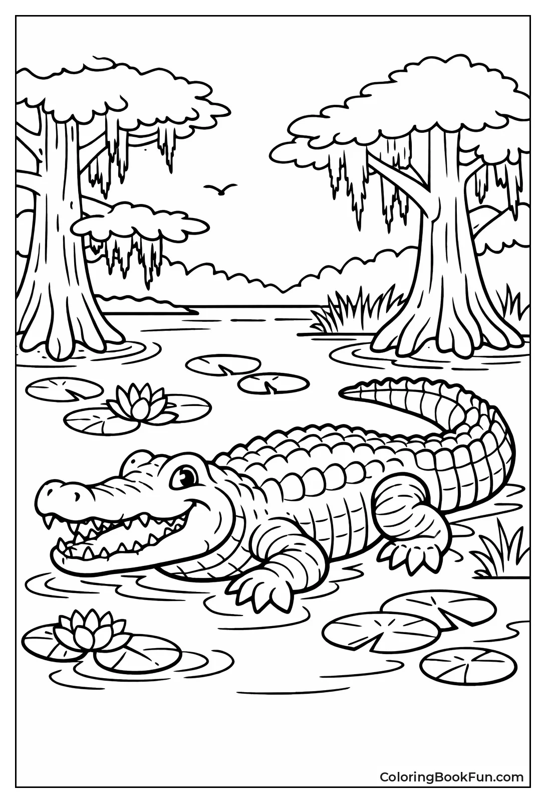 Louisiana Bayou Alligator