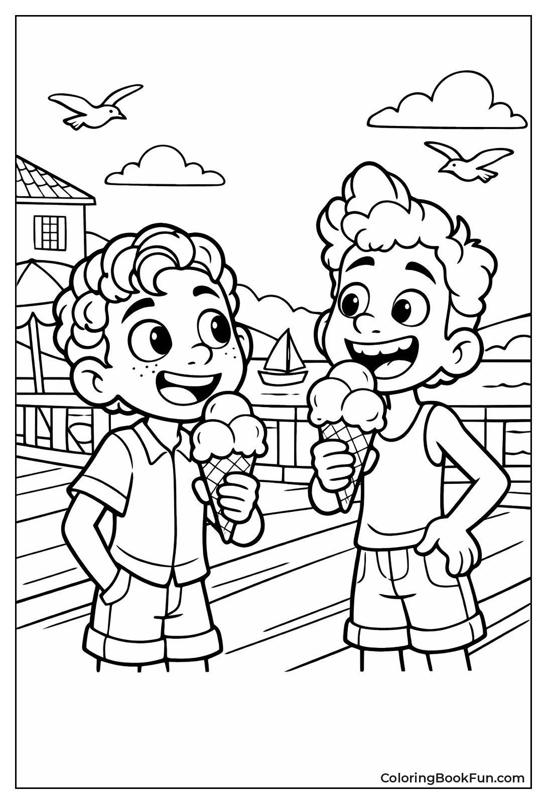 Gelato Sharing Friends