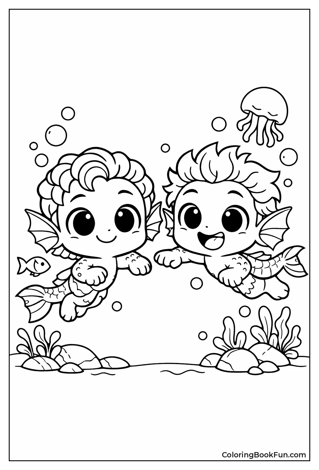Kawaii Sea Monsters