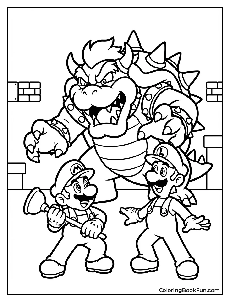 Bowser vs Brothers
