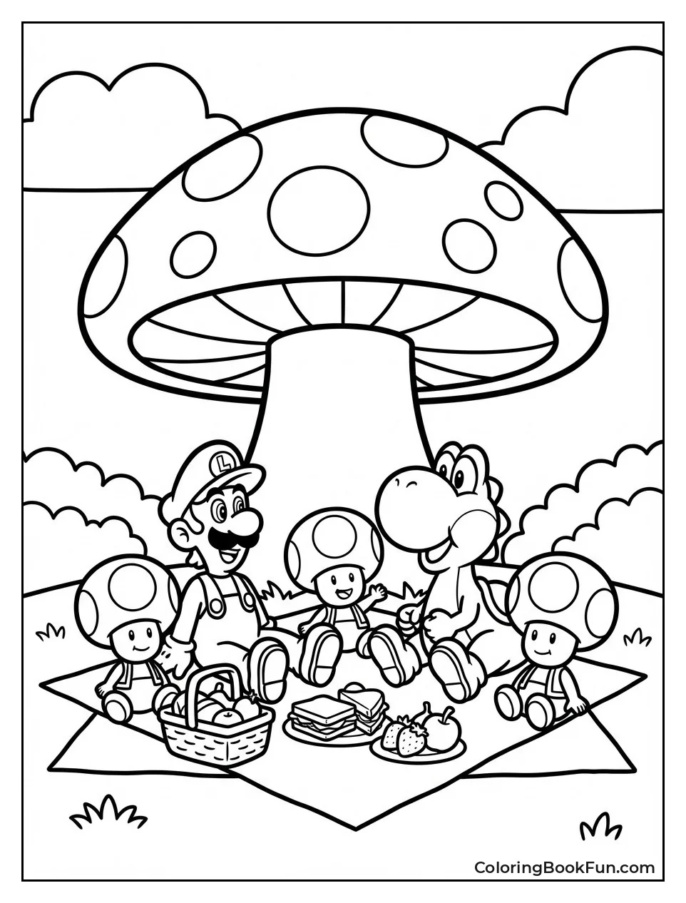 Mushroom Kingdom Picnic
