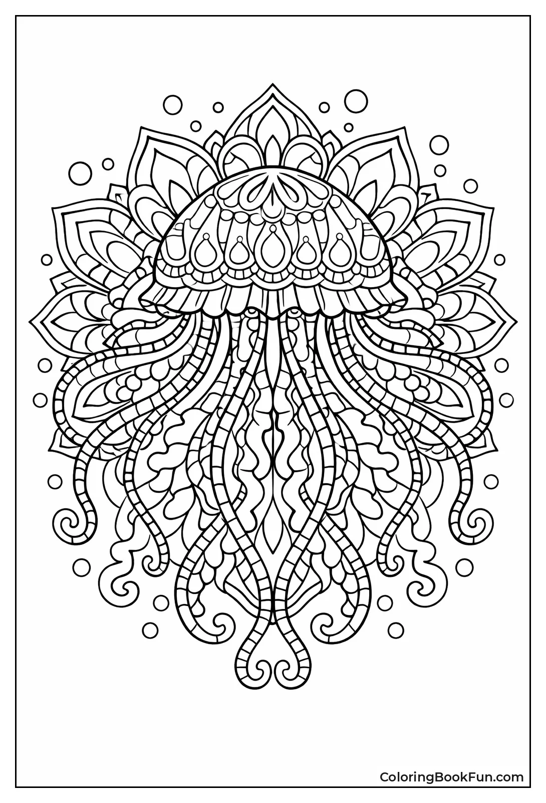 Mandala Jellyfish Design