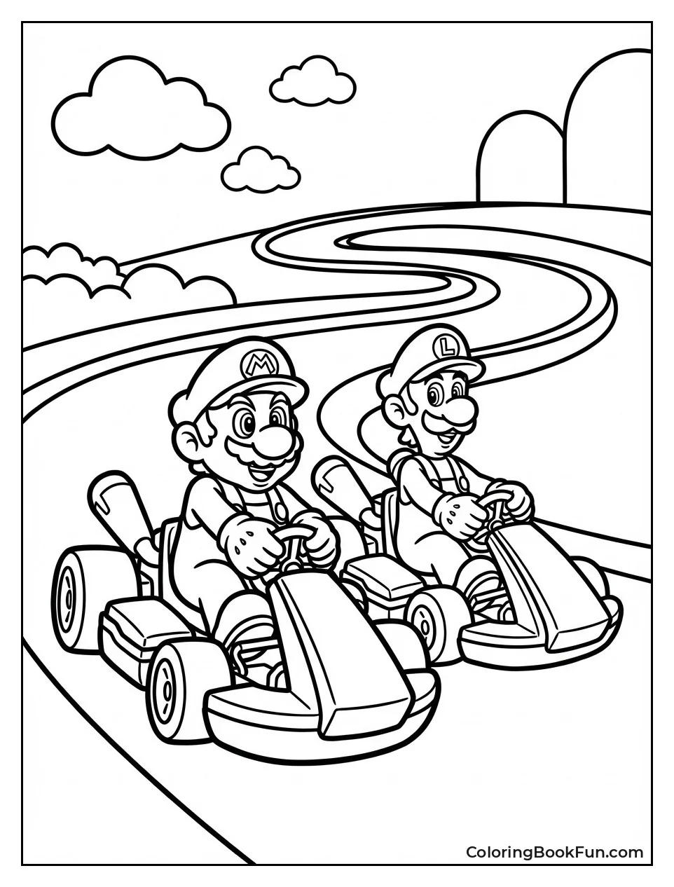 Mario Luigi Kart Race