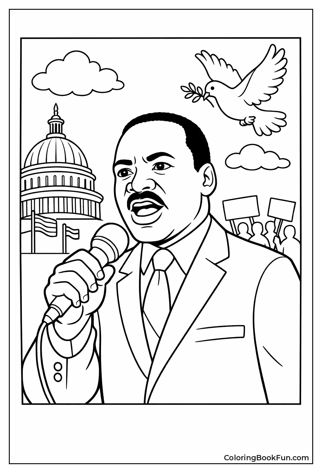 Dr King Portrait