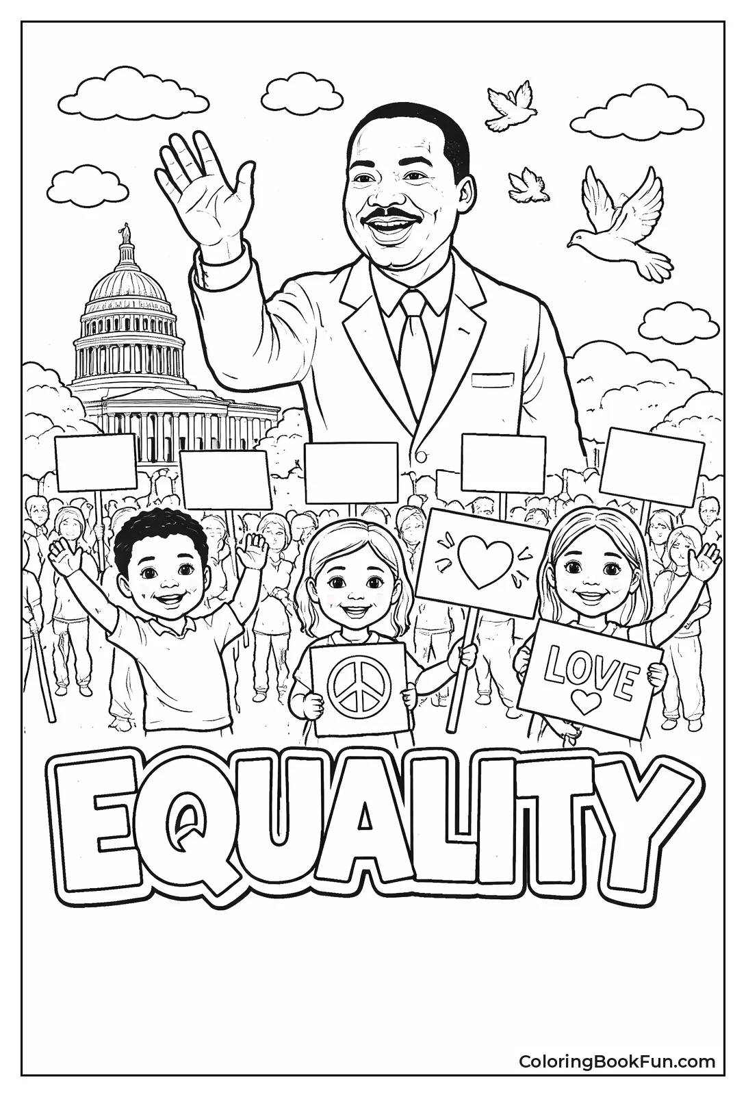 Equality Block Letters