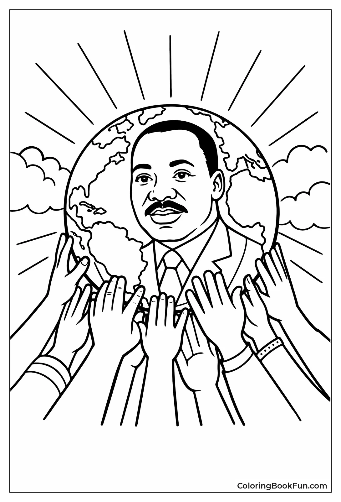 Hands of Unity Globe