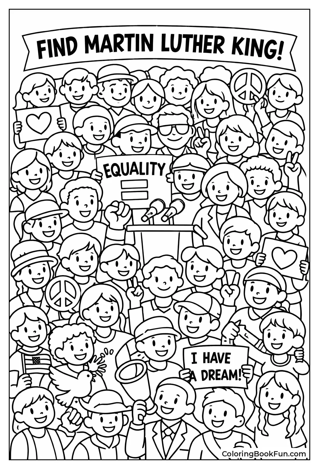 I Spy Civil Rights Scene