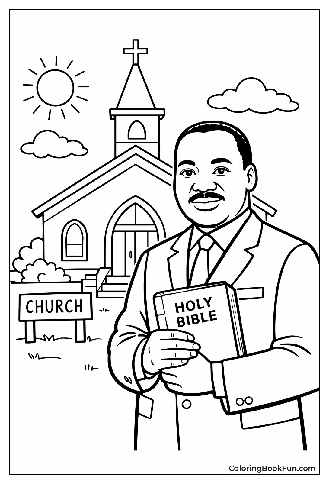 MLK Pastor at Church