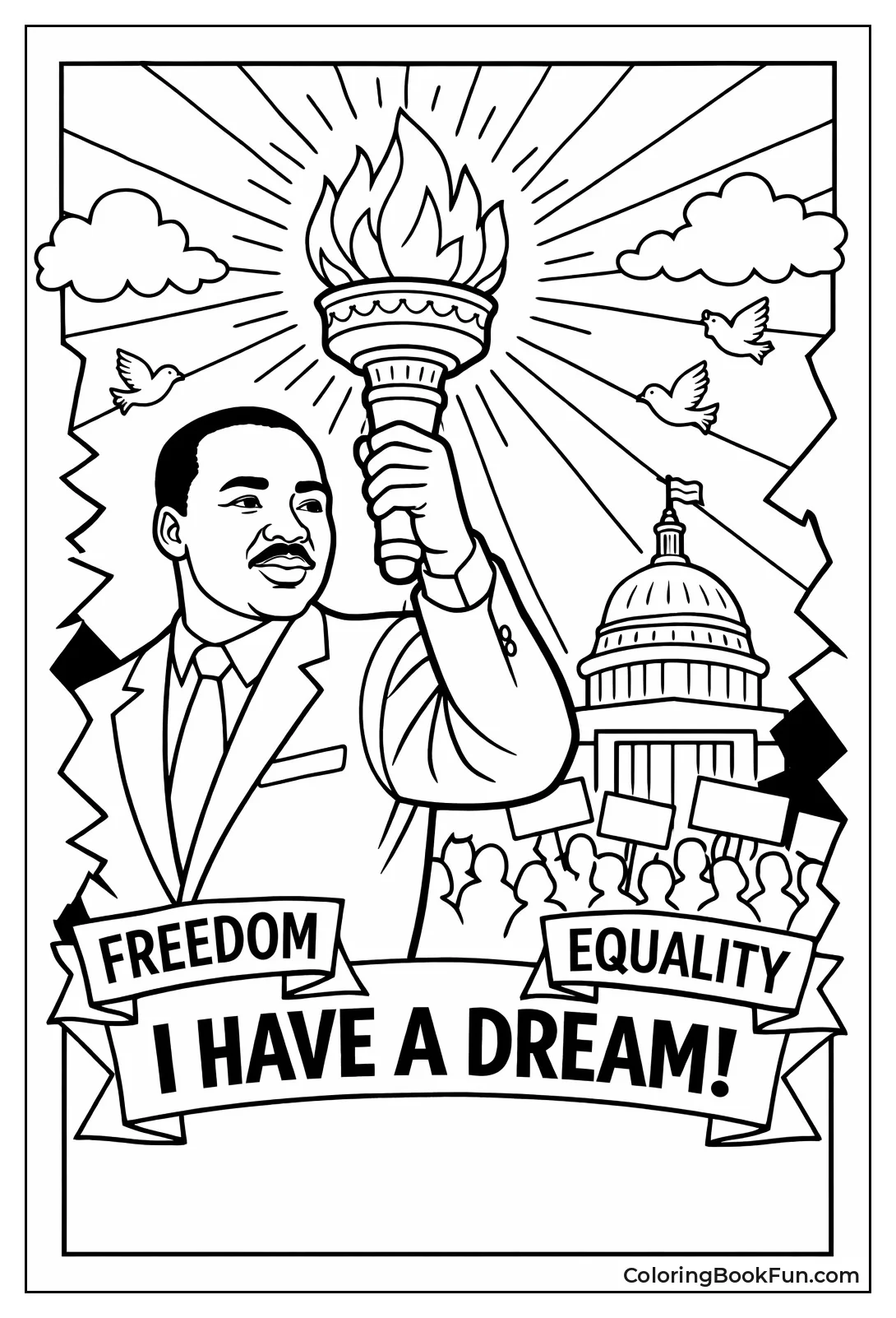 MLK Torch of Freedom