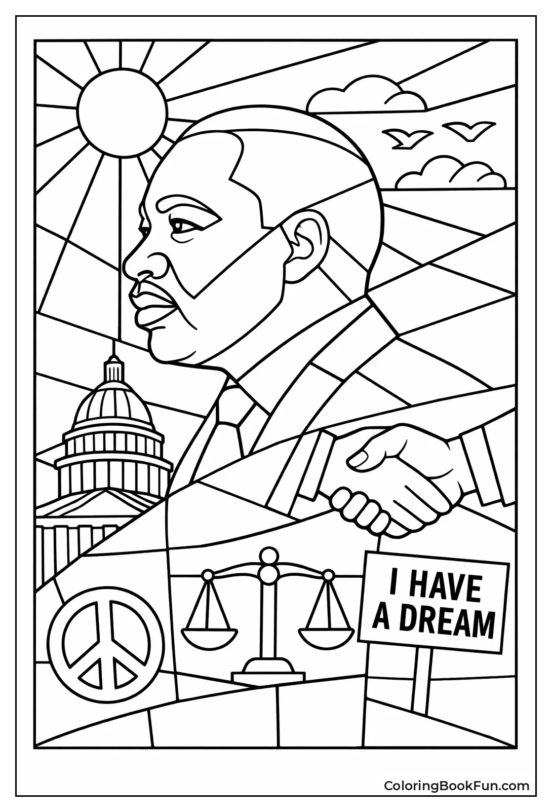 Stained Glass MLK